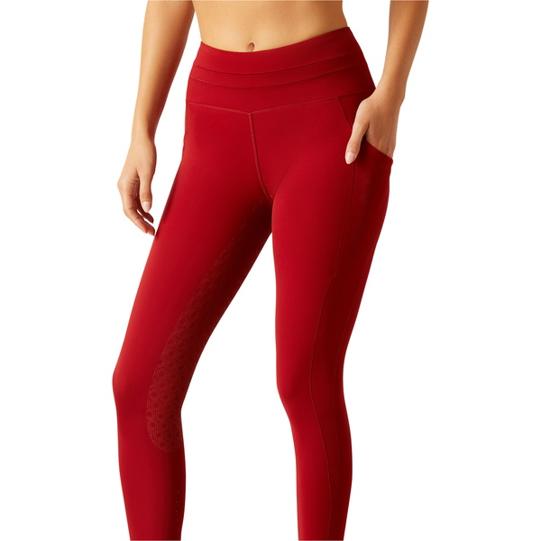 2024 Ariat Womens EOS 2 . 0 Voll Sitz Reiten Strumpfhose 10048912 - Sonne - Getrocknete Tomate